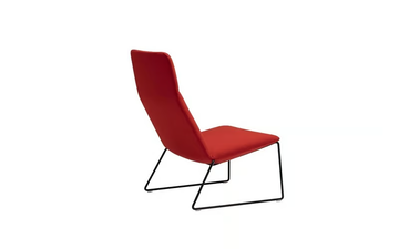 CAPRI LOUNGE BU1695 - Sled base fabric armchair by Andreu World - view 3